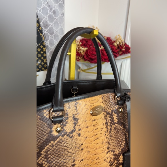 Coach Python Margo Carryall Tote - Picture 6 of 14